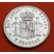 @PRECIOSA@ ESPAÑA 5 PESETAS 1889 * 18 89 MPM REY ALFONSO XIII KM.689 MONEDA DE PLATA (DURO) Spain silver R/4