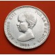 @PRECIOSA@ ESPAÑA 5 PESETAS 1889 * 18 89 MPM REY ALFONSO XIII KM.689 MONEDA DE PLATA (DURO) Spain silver R/4