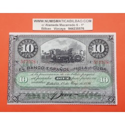 ESPAÑA 10 PESOS 1896 BANCO ESPAÑOL ISLA DE CUBA EBC 1118602
