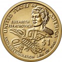 .ESTADOS UNIDOS 1 DOLAR 2020 D INDIA SACAGAWEA CUERVO TRIBUS EN ALASKA SC MONEDA DE LATON USA 1 Dollar coin
