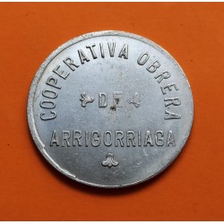 ARRIGORRIAGA 50 CENTIMOS 1939 FICHA COOPERATIVA VIZCAYA SC