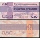 ALEMANIA DEMOCRATICA 50 MARCOS 1979 SERIE FORUM CHEQUE Pick FX4 BILLETE SC DDR Germany 50 Mark EAST GERMANY