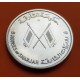 @RARA@ SHARJAH 5 RUPIAS 1964 JOHN FITZGERALD KENNEDY KM.1 MONEDA DE PLATA SC UAE United Arab Emirates 5 Rupees