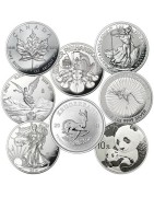 ONZAS/MONEDAS BULLION DE PLATA