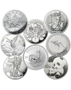 ONZAS/MONEDAS BULLION DE PLATA