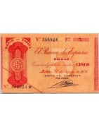 TALON 5 PESETAS 1936
