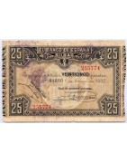 BILLETE 25 PESETAS 1937