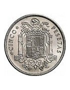 5 PESETAS 1949