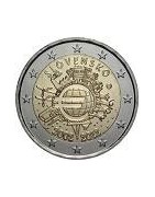 2012 X ANIVERSARIO MONEDAS 2€
