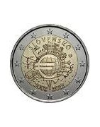 2012 X ANIVERSARIO MONEDAS 2€