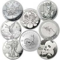 ONZAS/MONEDAS BULLION DE PLATA